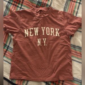 John Galt New York Crop Tee
